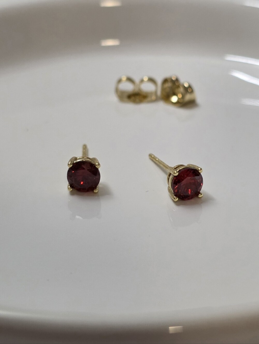 Red Crystal Earring